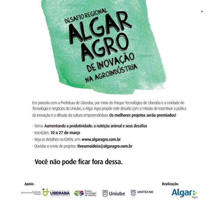 Desafio Regional ALGAR AGRO de Inovação na Agroindústria