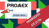 Logo do edital Proaex com Megafone "gritando" 2018, à esquerda mostra-se o aviso de prorrogação para o dia 27/06.